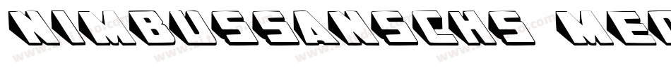 NimbusSansCHS Mediu字体转换